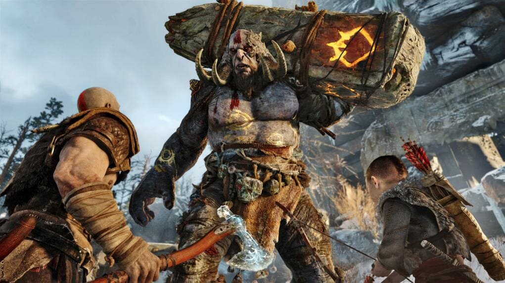 God of war 4 игра совмещающая в себе и красивую графику и хороший сюжет.