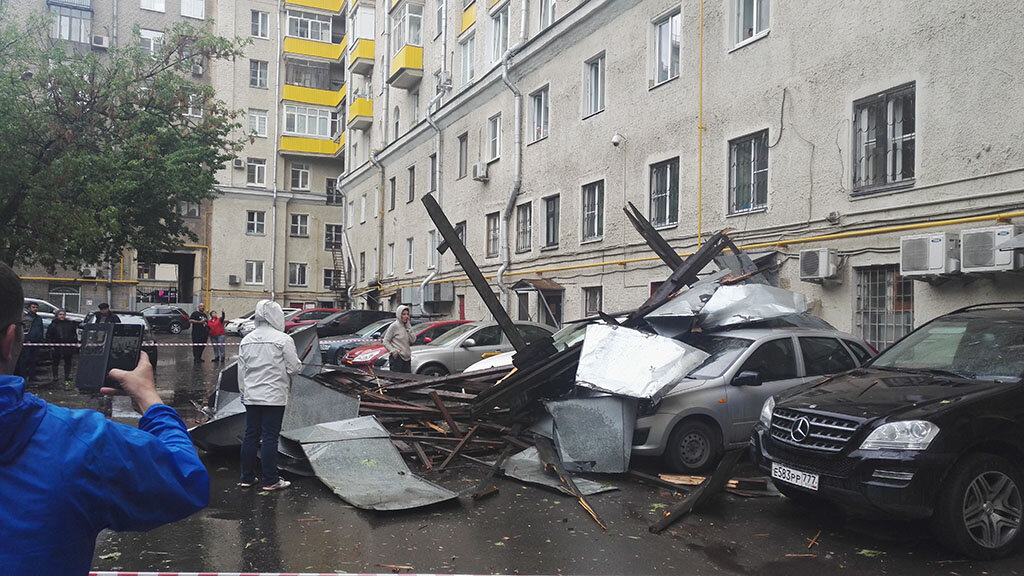 Ураган в москве 2017