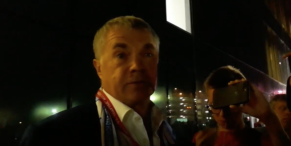 Александр Медведев после матча "Спартак" - "Зенит". Фото Артема Локалова.