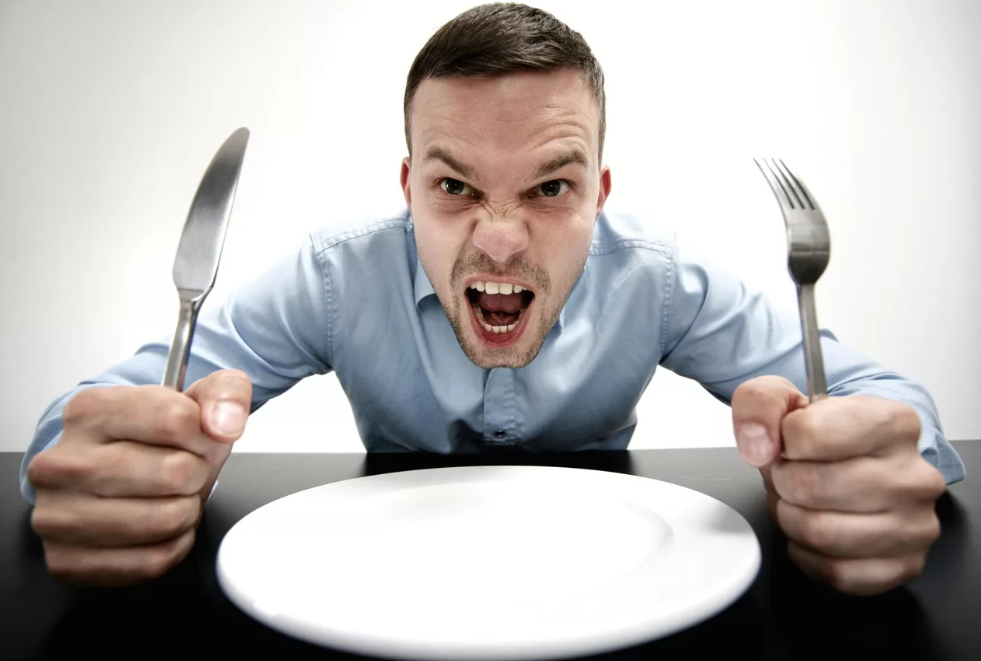 Человек может быть злым, когда он голоден