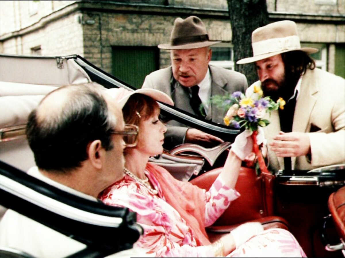 кадр из фильма "Визит дамы"