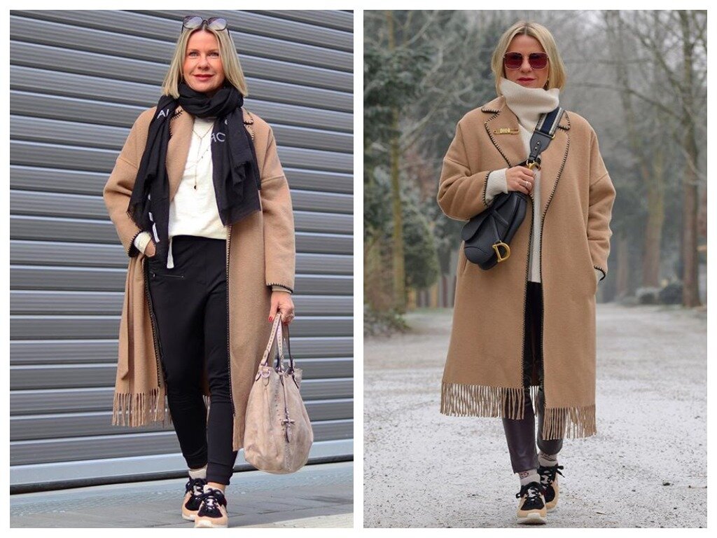 Пальто на осень-зиму в пастельных оттенках 