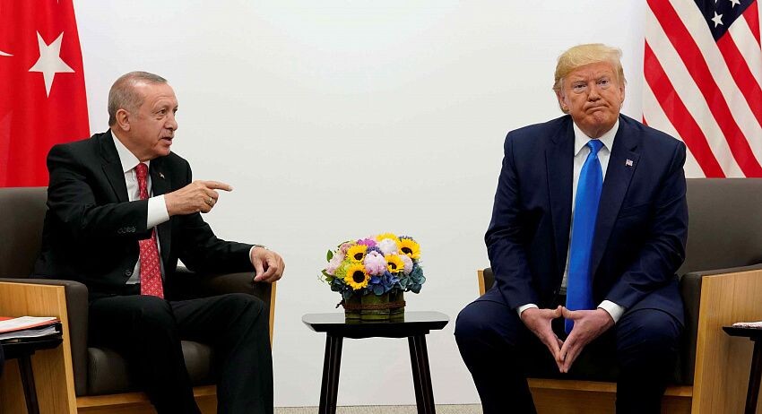 Президент Турции Реджеп Эрдоган и президент США Дональд Трамп. Фото: middle-east-online.com    