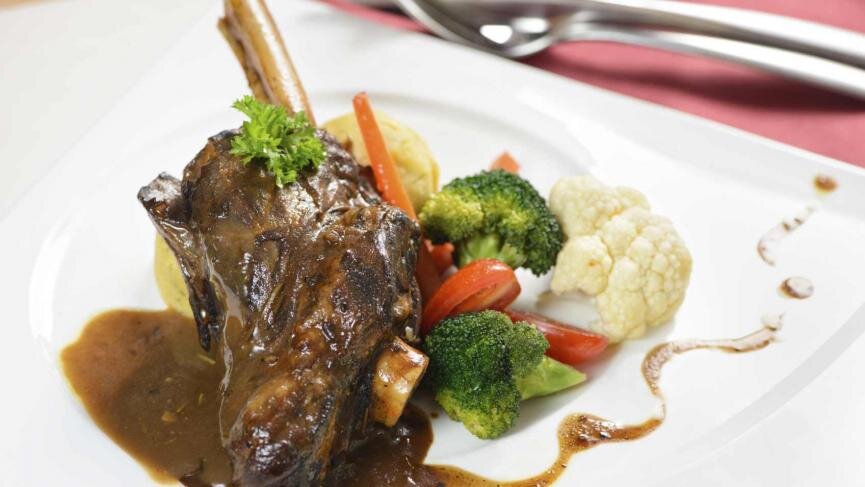 Барашек с овощами