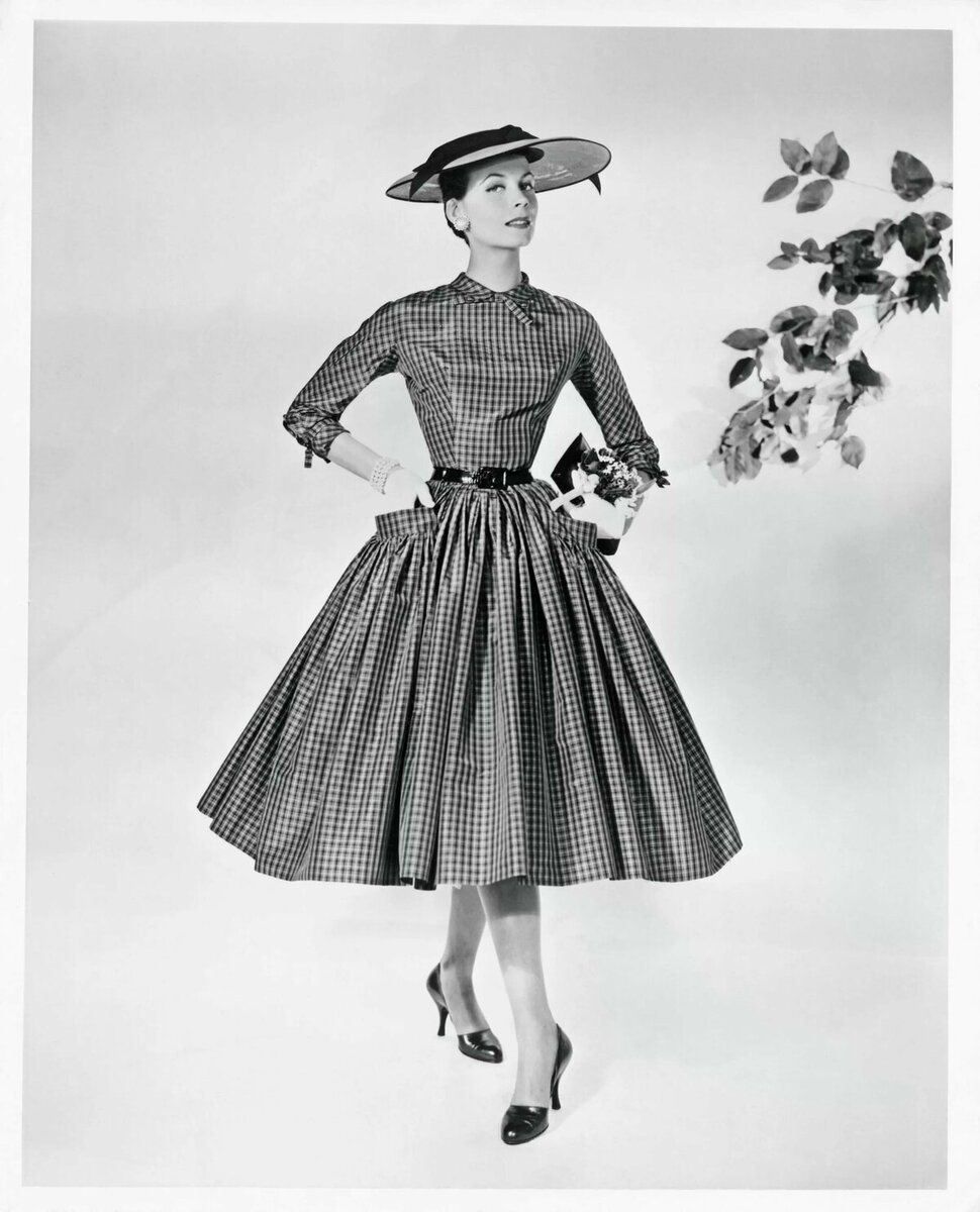мода 1950 годов фото