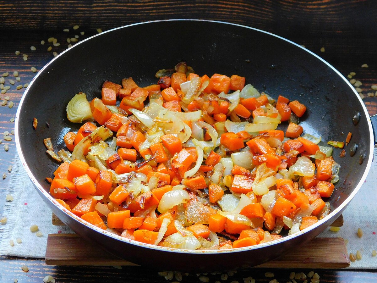 морковь и лук 