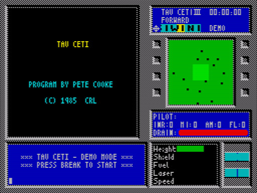 Скриншот из игры «Tau Ceti»