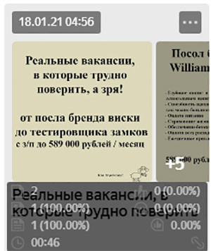 CTR 100% Дочитывания 100%
