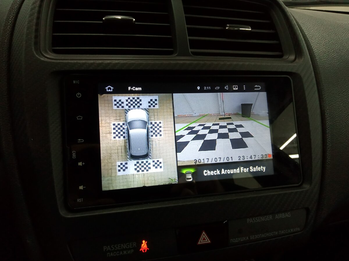 Установка системы кругового обзора на MITSUBISHI ASX 