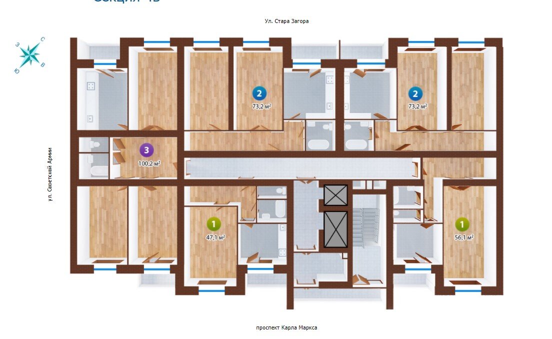 ЖК Олимп - обзор планировок жилого комплекса в Самаре