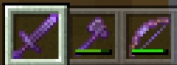 Оружие. Майнкрафт. 