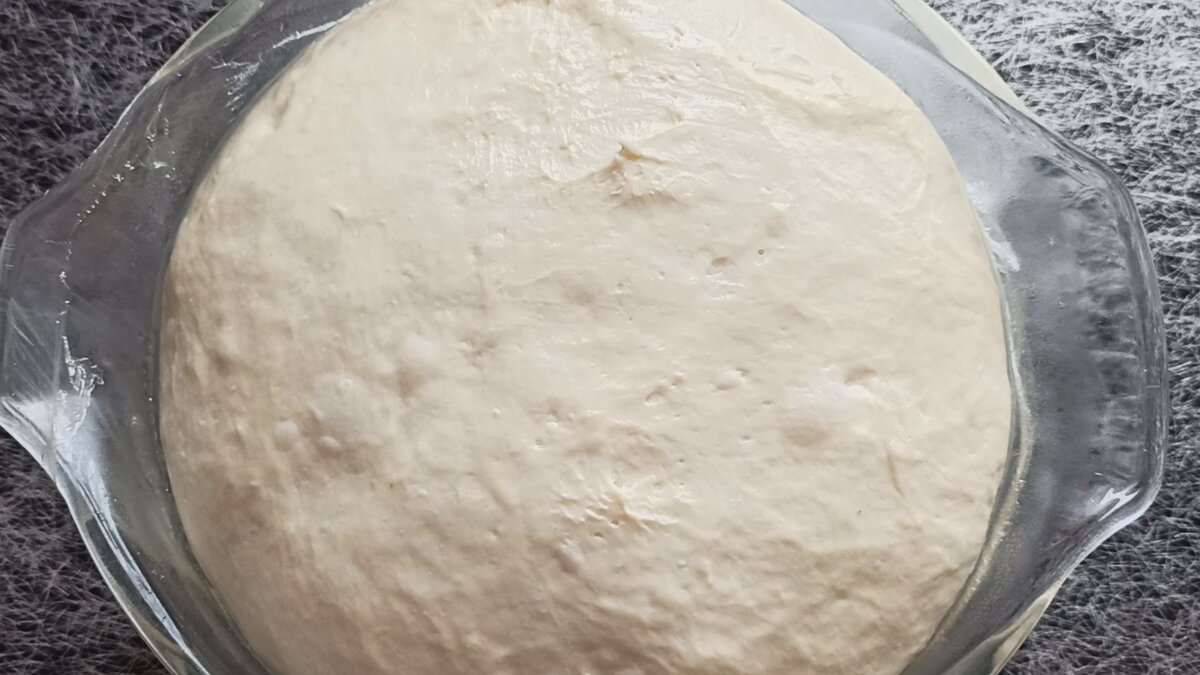 Тесто поднялось