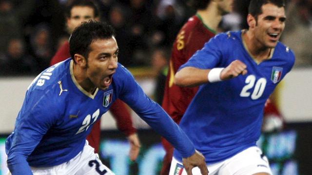 Фабио Квальярелла – один из авторов голов в последней победе Италии над Португалией