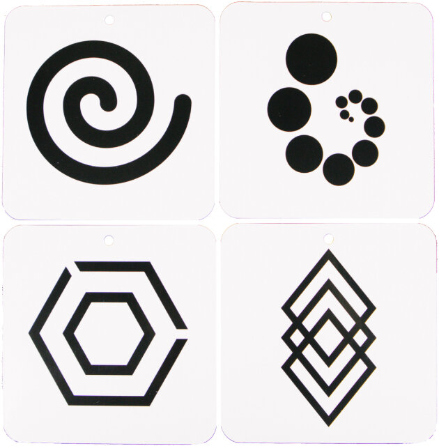 Простые чёрно-белые картинки