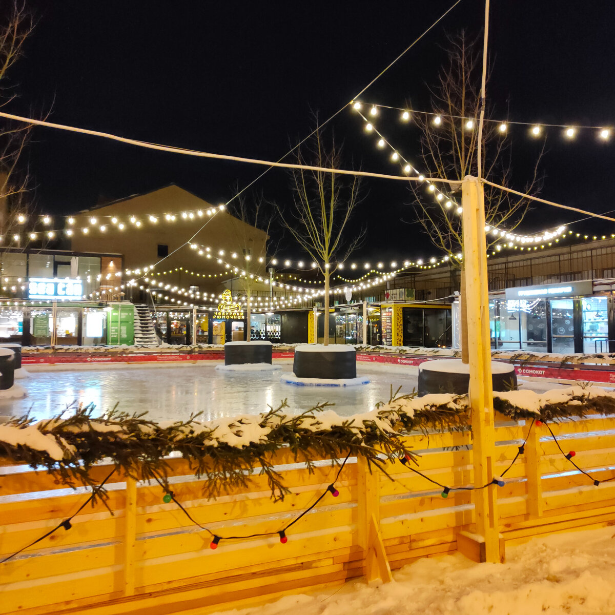 Василеостровский каток. Санкт-Петербург