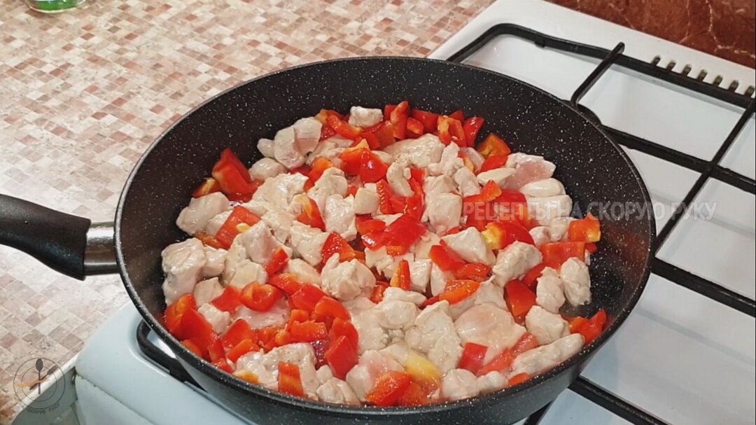 Овощное рагу с курицей пошаговый рецепт с фото