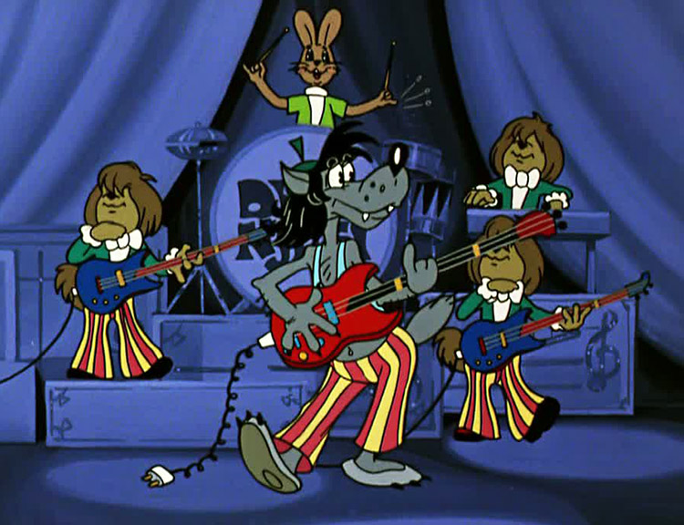 Кадр из мультфильма "Ну, погоди"