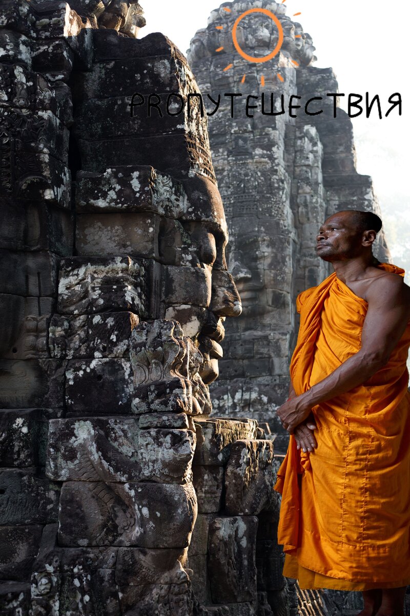 В Камбодже очень много древних храмовых комплексов.