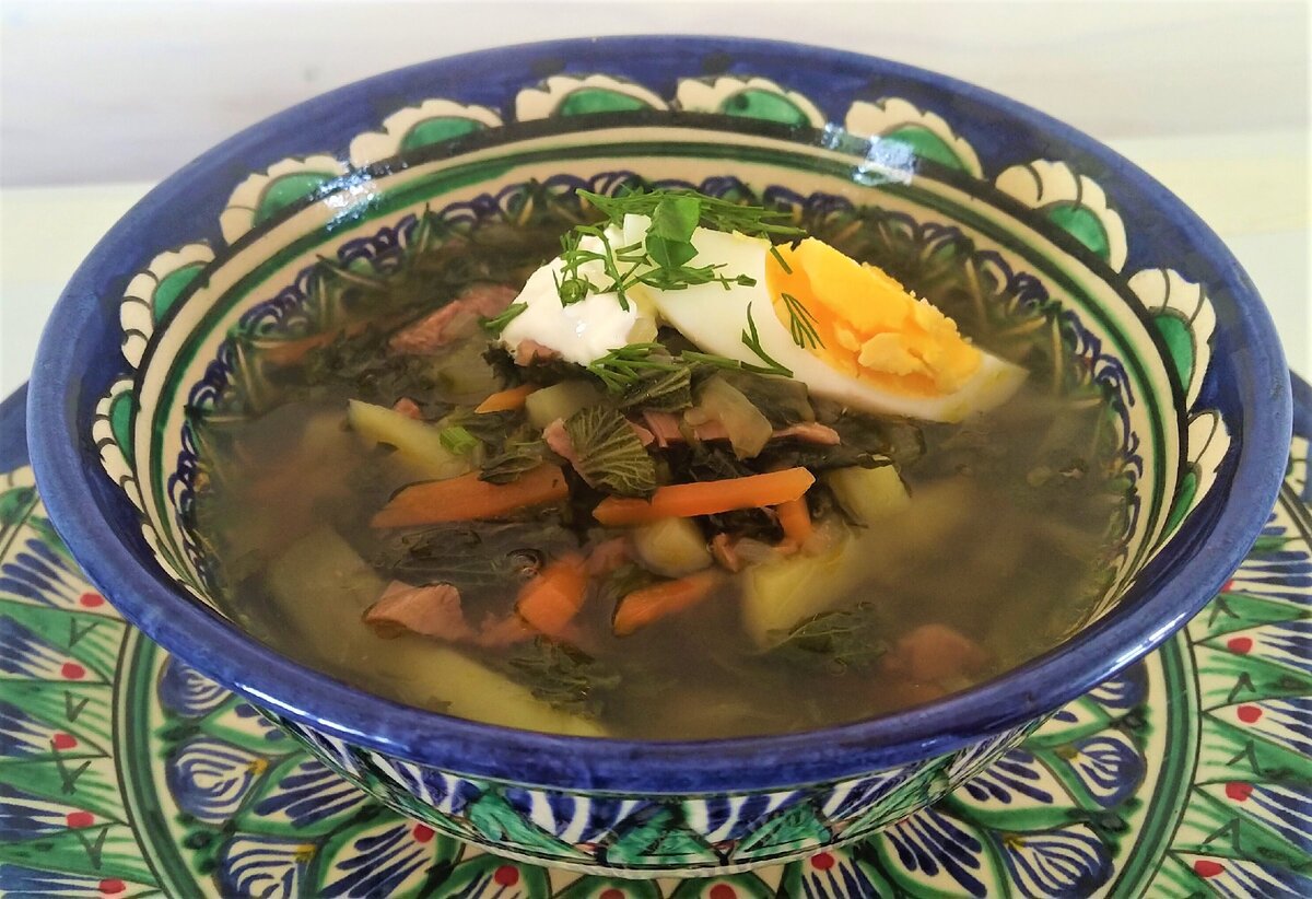 Суп из щавеля с крапивой и яйцом рецепт с фото пошагово