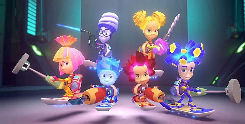 Кадр из мультфильма "Фиксики против кработов"