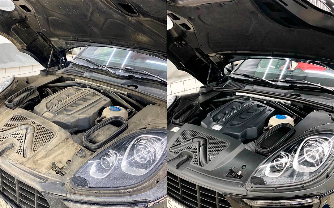 Этот мотор не мыли очень долго. Но в итоге мы сделали его реально чистым.