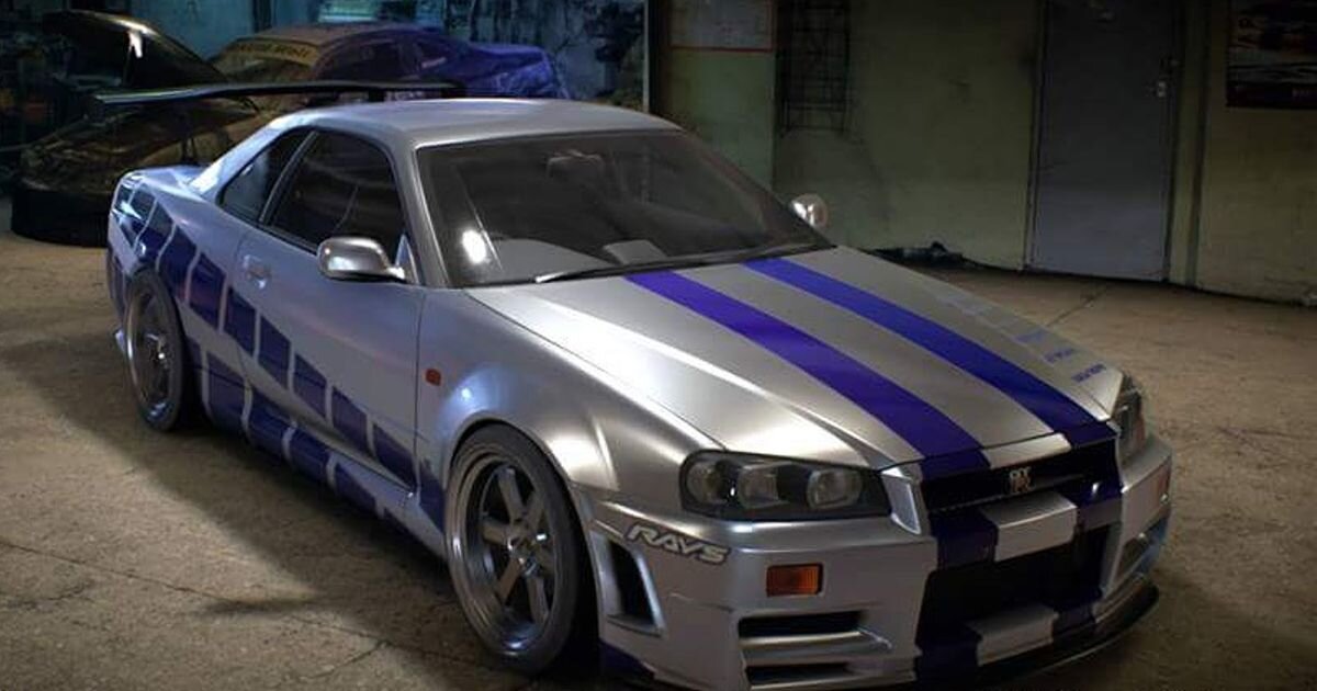 Skyline Пола Уокера из второго Форсаж