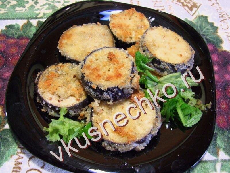 Как приготовить баклажаны жареные в хрустящей корочке, пошаговый рецепт с фото.