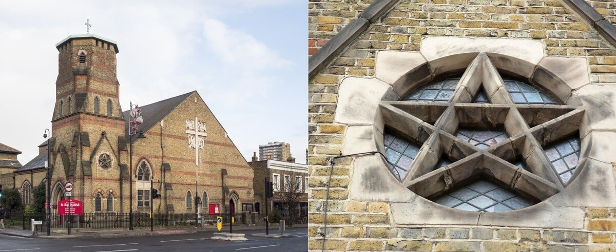 Церковь святого Варнавы в Лондоне Bethnal Green