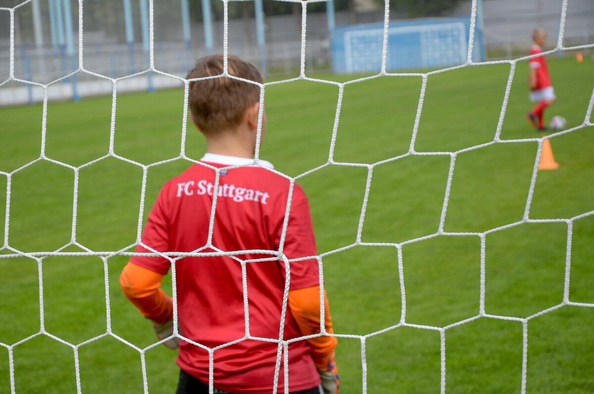 детский футбол: роль вратаря. FC Stuttgart.