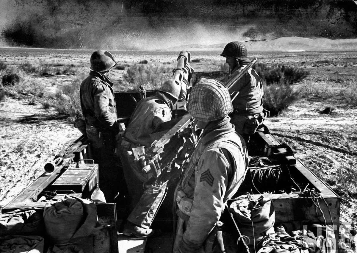 Американские солдаты Североафриканская кампания 1943
