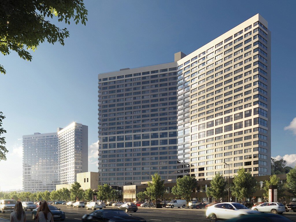 Внешний вид зданий-книжек на Новом Арбате