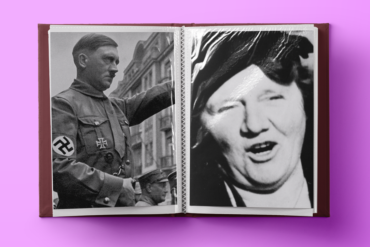 Адольф Гитлер и его дерзкая сводная сестра Ангела, Google картинки