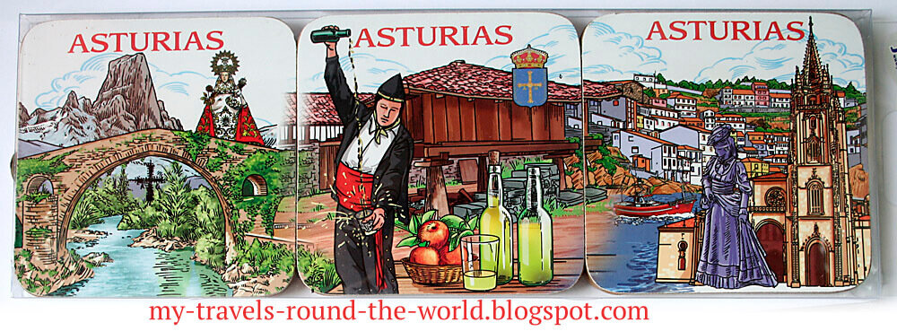 Бирдекели с видами города сидра - Овьедо,