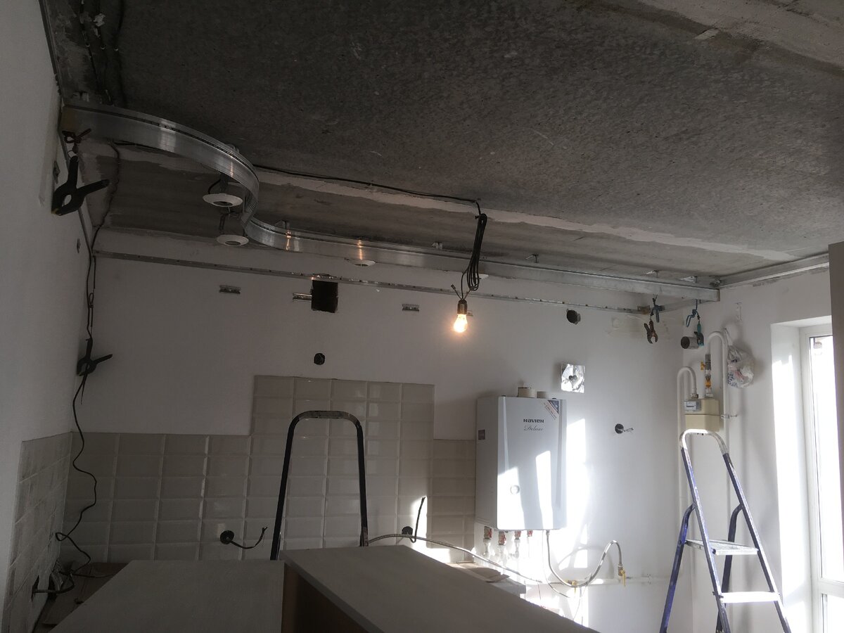 Каркас перед устоновкой полотна