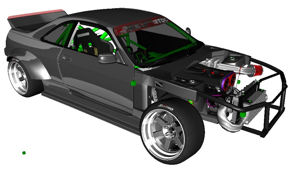 350z Токийский дрифт под капотом