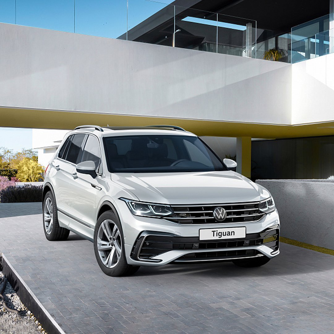 Экстерьер нового Volkswagen Tiguan R-Line.