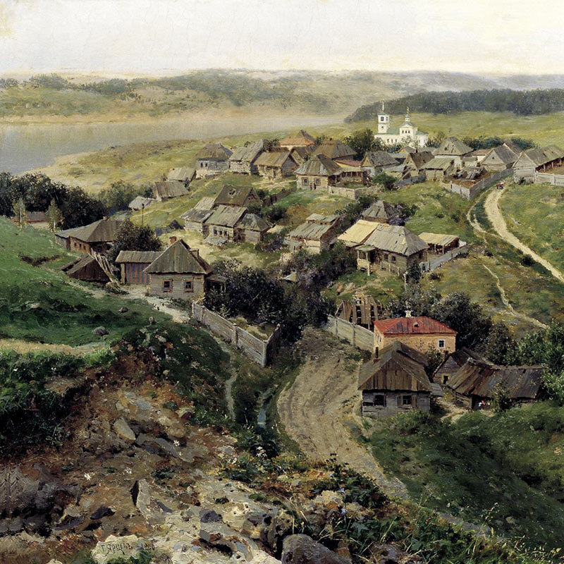 Село. 1890 г., Григорий Федорович Ярцев, Севастопольский художественный музей