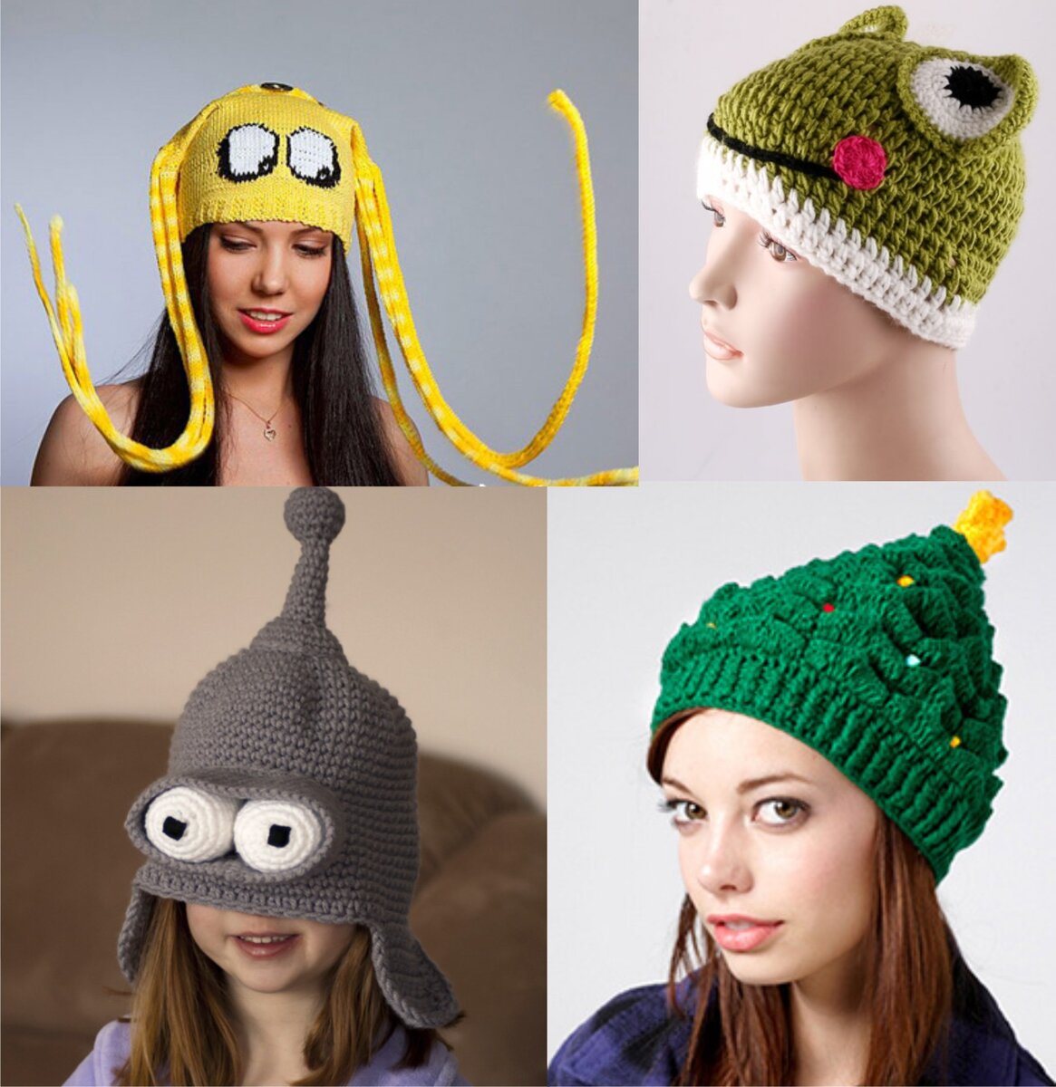 Прикольные шапки для девушек