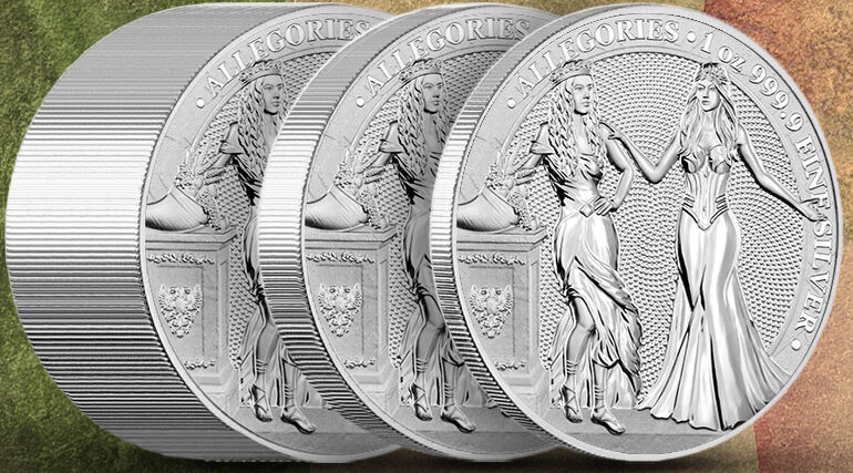 Германия и Италия серебро от Германия Минт. фото с www.germaniamint.com