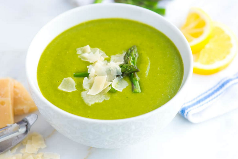 Суп-пюре из спаржи