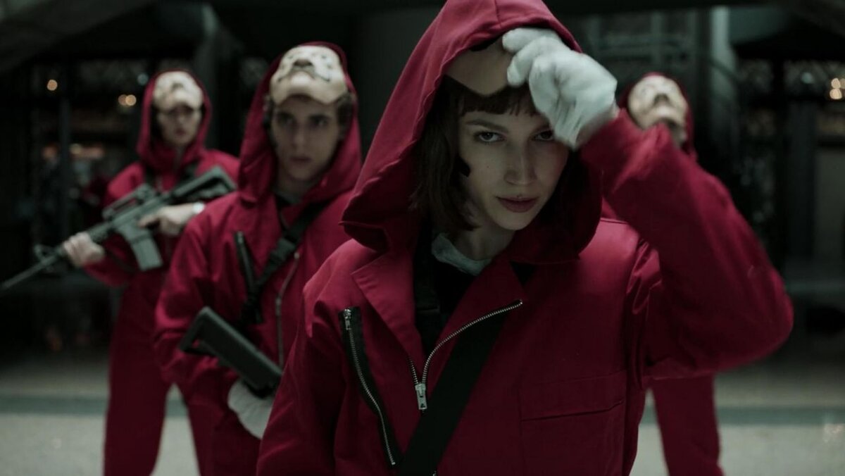 кадр из сериала "Бумажный дом"