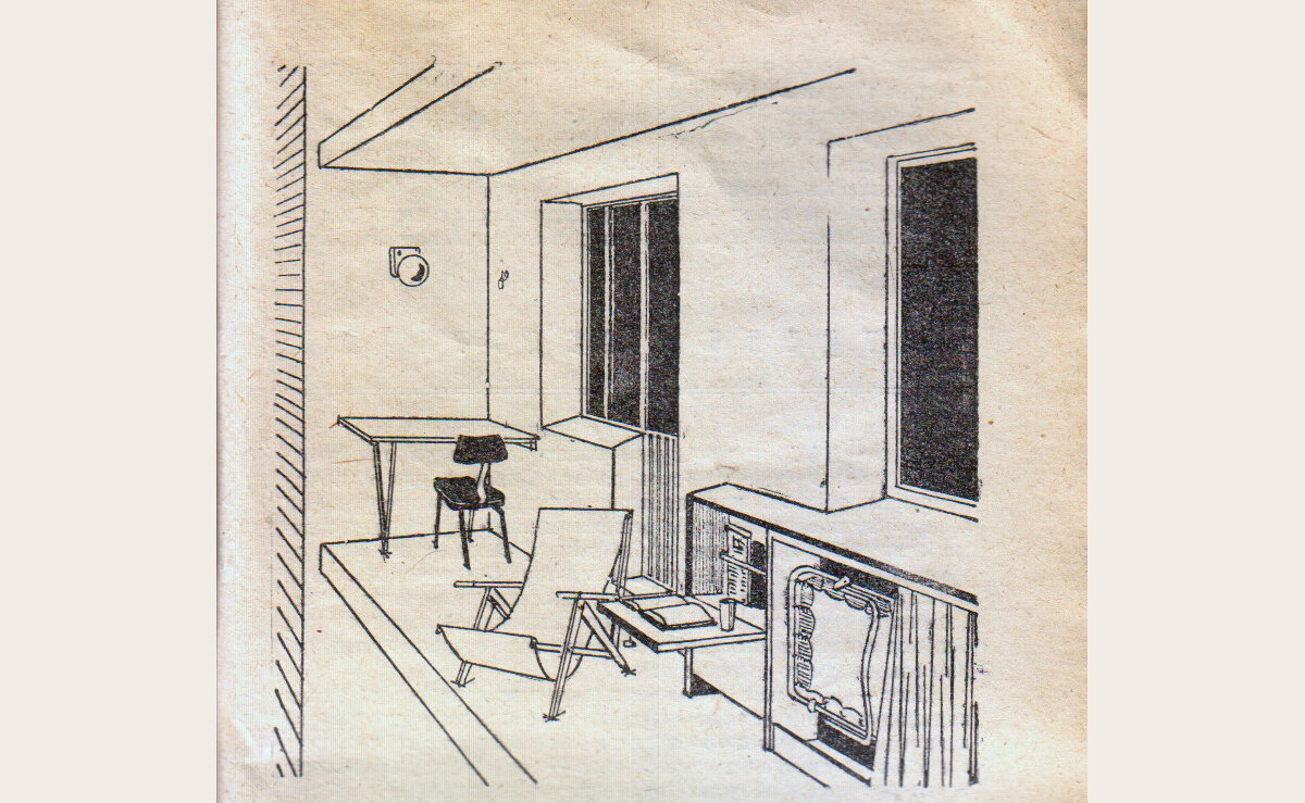 Площадь 120х600 достаточна для создания зон работы, отдыха и сна. 