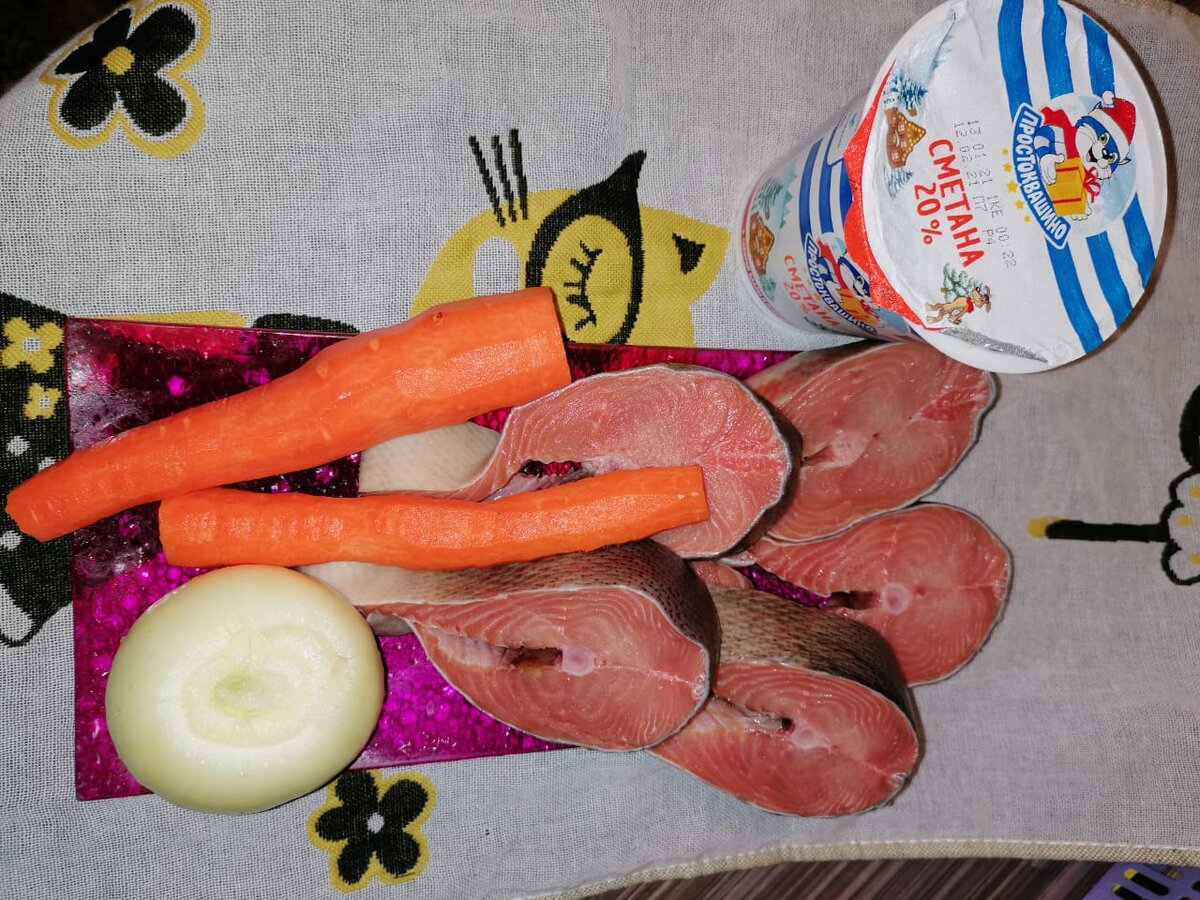 Ингредиенты для кеты 