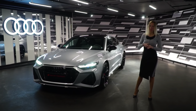 Audi RS7 спереди