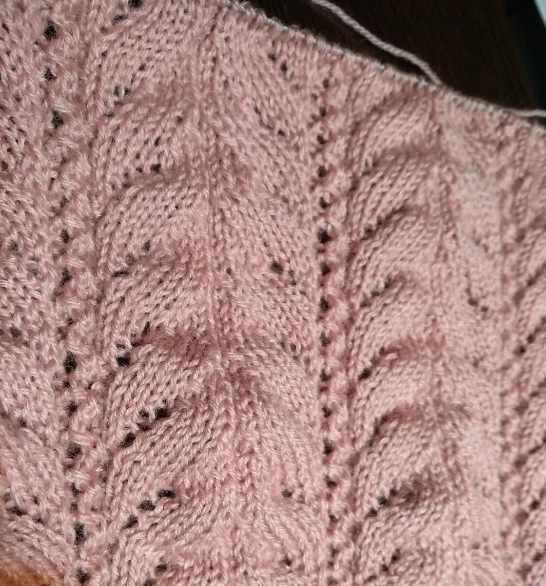 На ближайший месяц мне обеспечена йога для мозга. Кардиган затеяла.