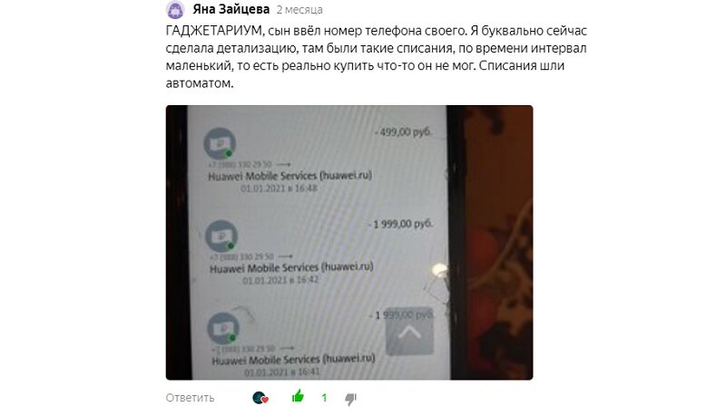 Комментарий под материалом 2020 года