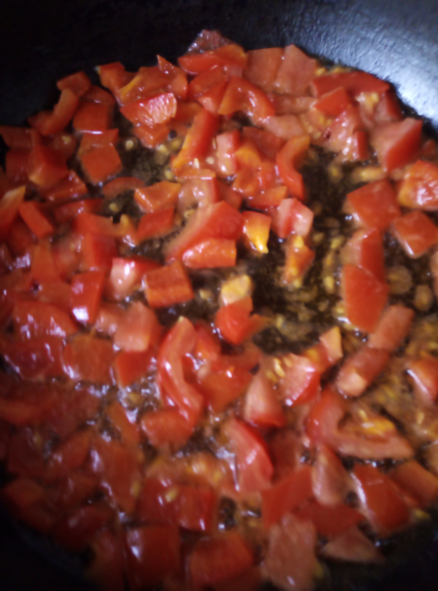 Помидор и перец болгарский