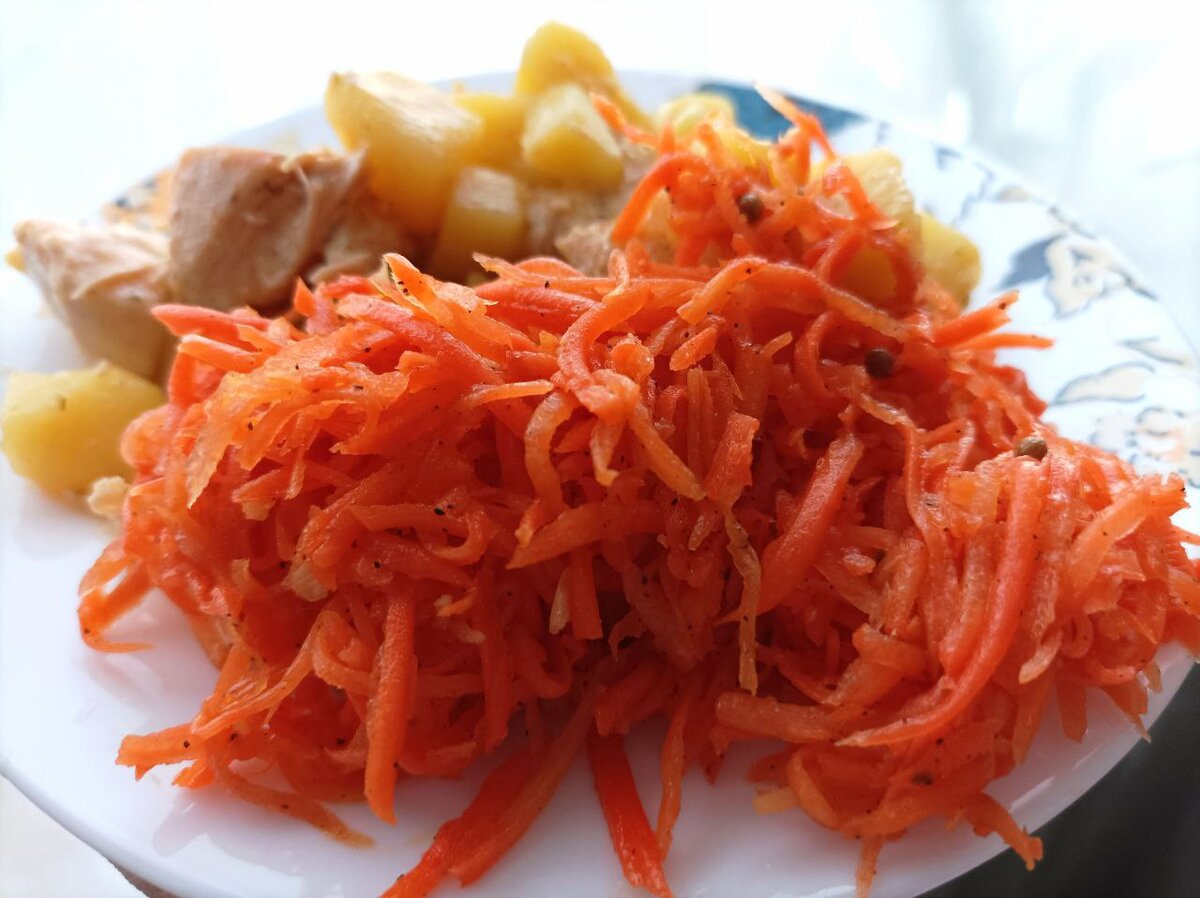 Корейская морковь рецепт