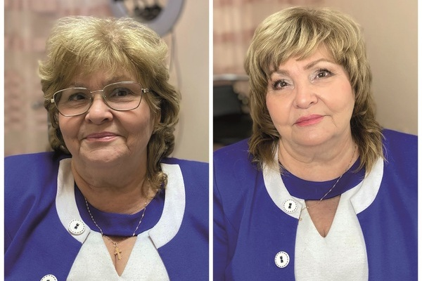 Валентина Сухова до и после преображения.