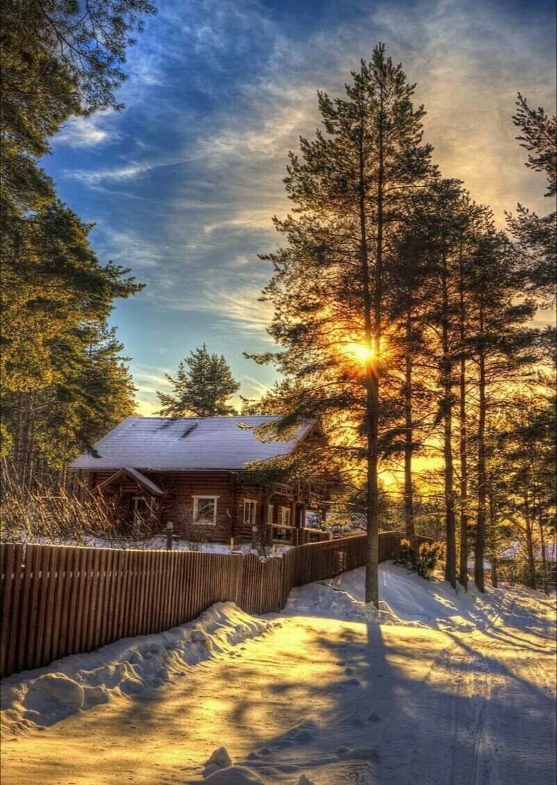 Утро в деревне